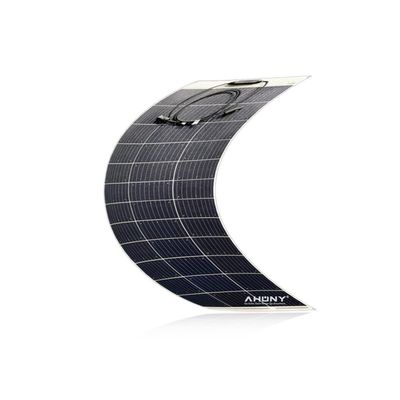 Un buen precio. Panel solar mono de 100 vatios Modulo solar fotovoltaico Semiflexible Sistema de energía solar RV en línea