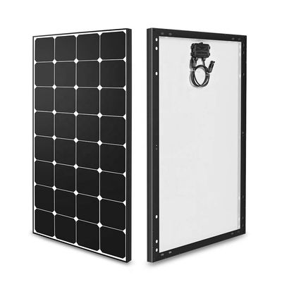 Un buen precio. 100W 12V mono panel solar rígido fuera de la red energía fotovoltaica para camping RV Marine Motorhome en línea