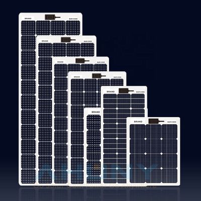 Un buen precio. Panel solar semirrígido mono transitable PET ETFE Paneles fotovoltaicos de energía solar para campamentos marinos en línea