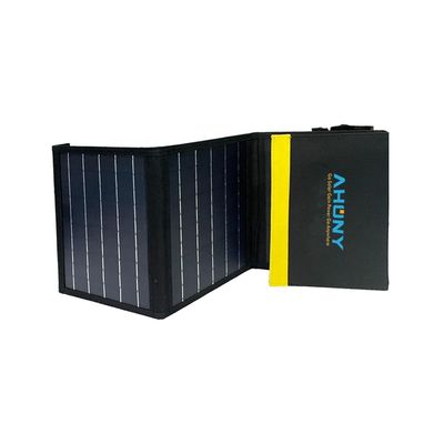 Un buen precio. Panel solar plegable de 22w IPX4 impermeable Doble cargador solar USB para campamento caminata RV en línea