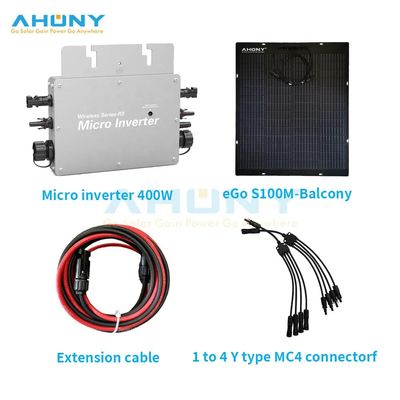 Un buen precio. Sistema de energía solar de micro inversor fuera de la red 400w 600w 800W Para el balcón del hogar en línea