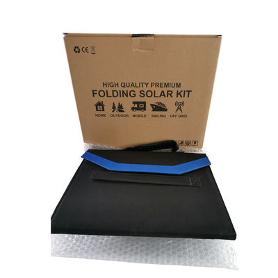Un buen precio. 50w Kit solar plegable fotovoltaico portátil mono silicio paneles solares panel cargadores solares portátiles bolsa para acampar sistema de batería de RV en línea