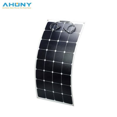 calidad 12 voltios ETFE Panel solar flexible 15w 130w 135w 140w 150w 160w 170w techos de automóviles conversión de autocaravana marítima módulo solar mono fábrica