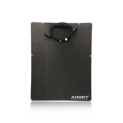 Panel solar de automóvil eléctrico semiflexible de energía solar de 70w