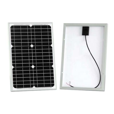 Un buen precio. OEM 20 Watt Panel solar monocristalino energía solar paneles fotovoltaicos de células solares mono para barco ATV remolque de RV marino motos de nieve en línea