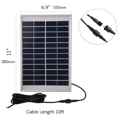 Un buen precio. 1w 5w 6w 10w Panel solar personalizado de vidrio Mini Panel solar para acampar en línea