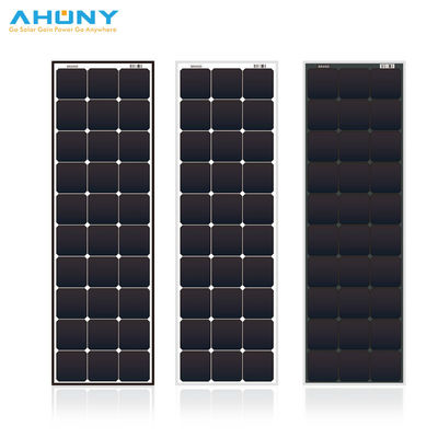 Un buen precio. 100 Watt Slim Tamaño personalizado de los paneles solares con monocristalino Sunpower Solar Cell precio de fabricación de los paneles solares en línea
