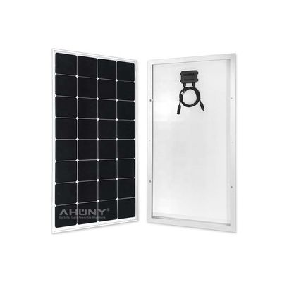 Un buen precio. Panel solar de vidrio de 120W Maxeón de la célula solar de retorno de contacto SunPower IBC de energía sol solor panel solar para datos de navegación Boia en línea