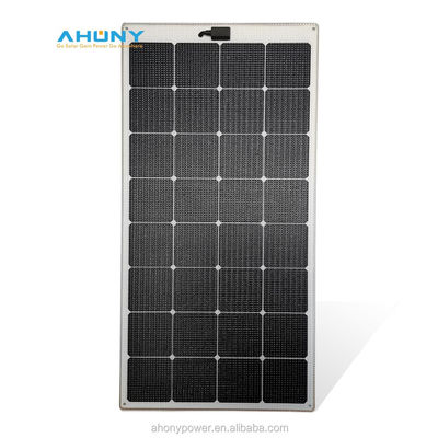 Un buen precio. Panel solar bifacial de energía solar rígida de 120w para yates de barcos marítimos junto al río en línea