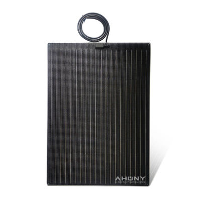 120W paneles solares monocristalinos semirrígidos anti resbaladizo para embarcaciones de RV