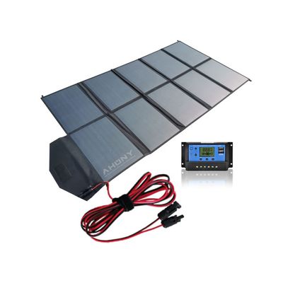 Un buen precio. Kit de paneles solares plegables de 250W Cargador solar plegable ultraligero de 12V con puerto USB en línea