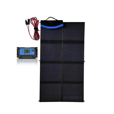 Un buen precio. 160W 12V Panel solar portátil cargador solar plegable mono para generador solar Rv en línea