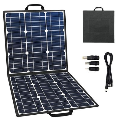 Un buen precio. Panel solar de 18V 100W para exteriores cargador de panel solar impermeable panel solar plegable para acampar en línea