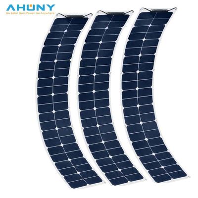 Un buen precio. Panel solar personalizado de 12 V Modulo solar flexible de 45 w 50 w 90 w 160 w Célula solar de película delgada en línea