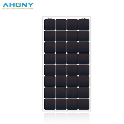 Un buen precio. Panel solar de células de vidrio de energía solar 120w 18V 36V para para camperas de barcos RV en línea