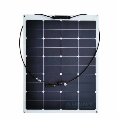 Eficiencia 35W Panel solar flexible EFTE Panel solar delgado flexible Sistema de energía para la energía fuera de la red Techo de coche Camper Van