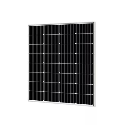 Un panel solar de vidrio de grado 100W PERC HJT con 12V de peso ligero para el sistema solar remoto industrial IOT