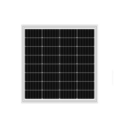 Techo blanco negro panel solar pequeño 10w 80w 100w módulo fotovoltaico para reventa pequeña CCTV móvil IOT sistema de energía solar inteligente