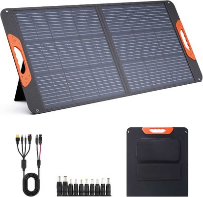 Panel solar portátil compacto de 100 W 100 W 20 V monocristalino cargador de panel solar plegable