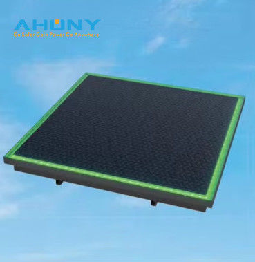Un buen precio. Tejas solares de suelo transitable Módulo fotovoltaico de madera Resistencia a la granizo de alta presión Sistema solar fuera de la red Sistema de viviendas en el suelo de la calle en línea
