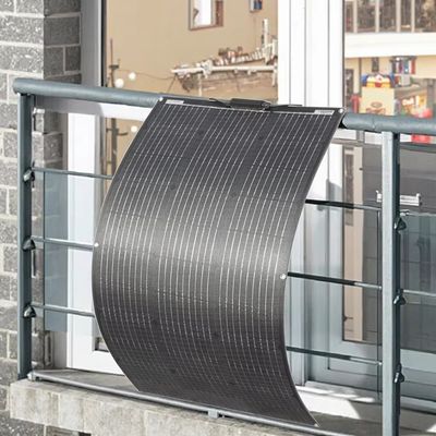 Un buen precio. China fabricante paneles solares flexibles más vendidos 100W HCF terraza impermeable paneles solares de buena calidad OEM silicio monocristalino semiflexible fuera de la red balcón en línea