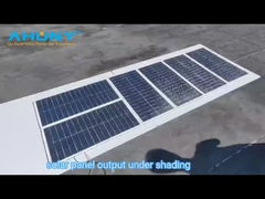 Semi Solar Flexible Panel de Sombra Tolerancia 145w Medio Corte Mono Panel Solar para RV Marino Velero