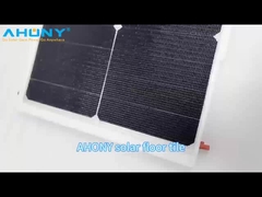 Caminata semibendable en tejas de suelo de módulo solar para una solución energética ecológica y duradera